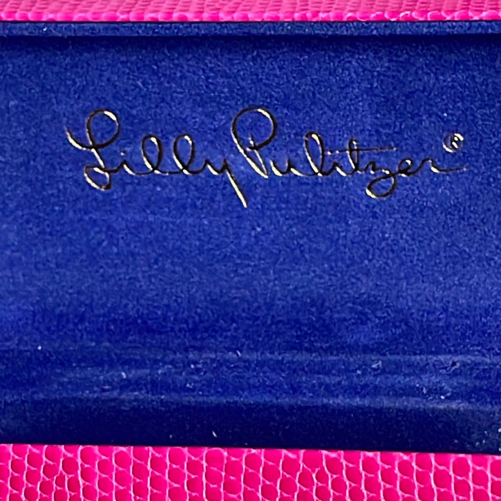 LILLY PULITZER PINK EYEGLASS CASE